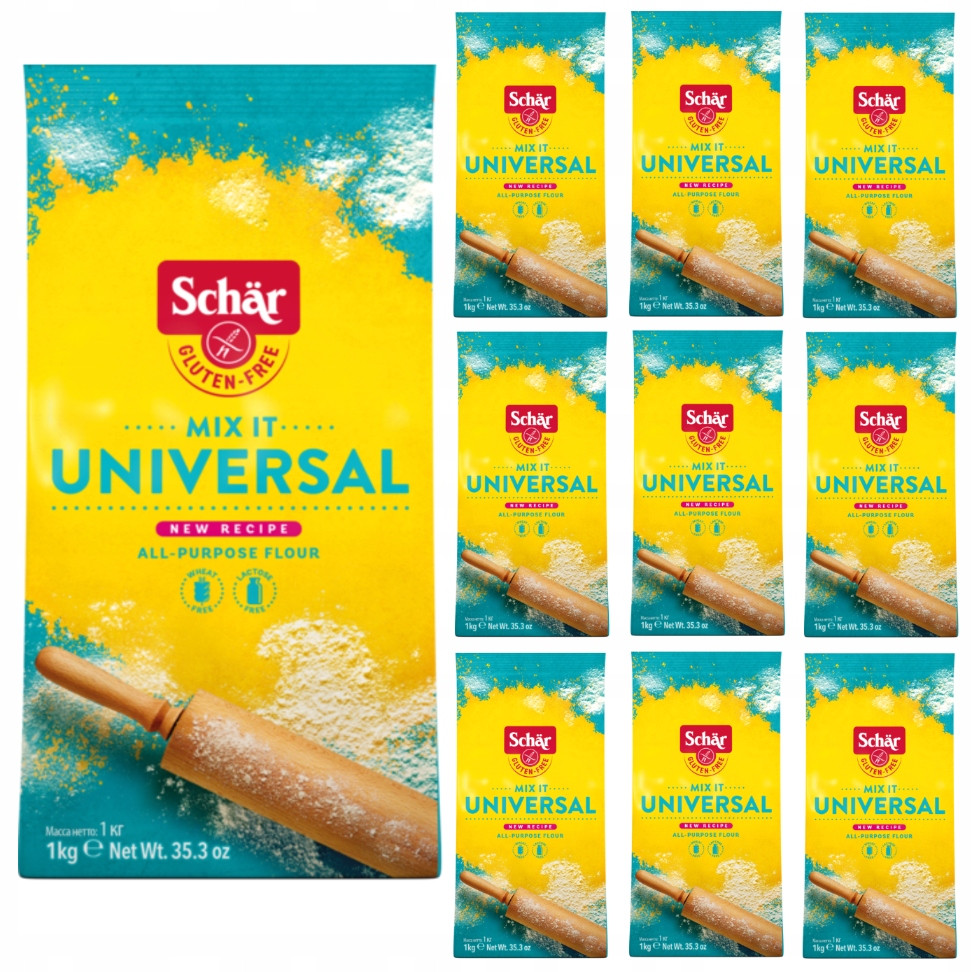 10 x Schar bezlepková mouka MIX It Universal 1 kg