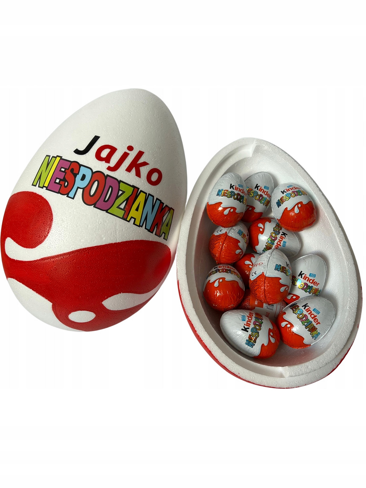 Vajíčko s překvapením se sladkostmi Kinder XXL Dárek na zajíčka Velikonoce