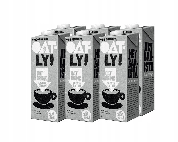 Oatly Barista Ovesný Nápoj Barmanské Mléko 12x 1L