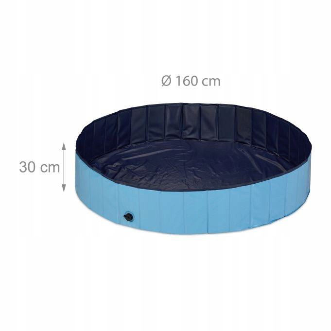 pro psa koupel bazén 160x30 relaxdays