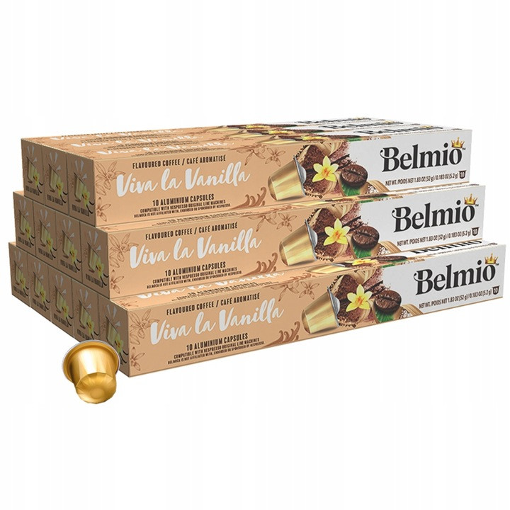 Kapsle pro Nespresso Belmio Vanilla Vanilka 120 ks