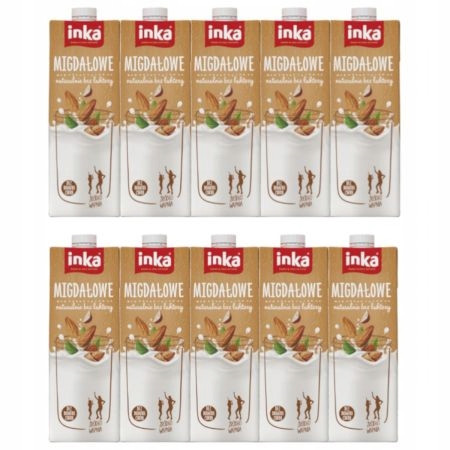 Inka Mandlový Rostlinný Nápoj S Vápníkem Bez Přidaných Cukrů Vegan 10x1L