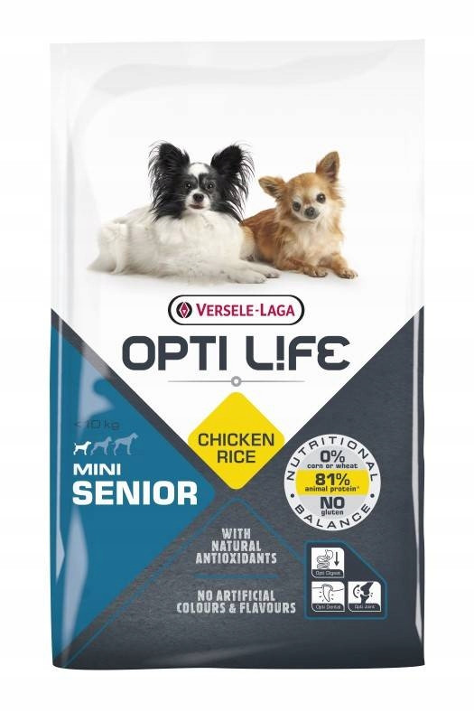 Versele-laga Opti Life Senior Mini 7,5kg s kuřecím masem