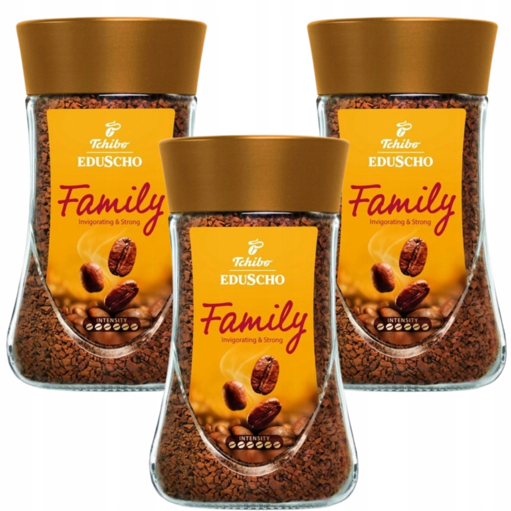 Tchibo Eduscho Family 200g Káva Rozpustná x3 Robusta