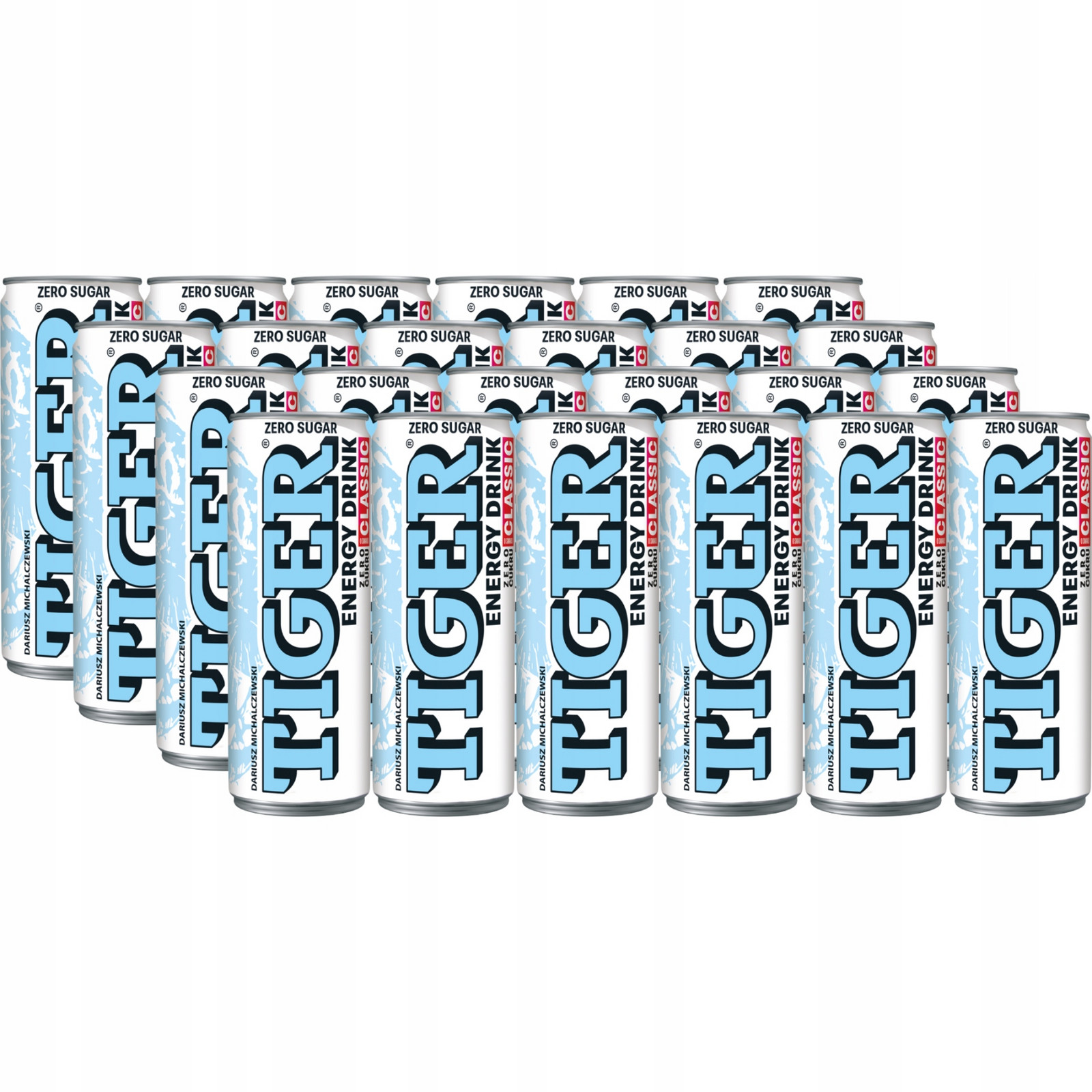 Tiger Zero Sycený energetický nápoj b. cukru 250 ml x 24 kusů