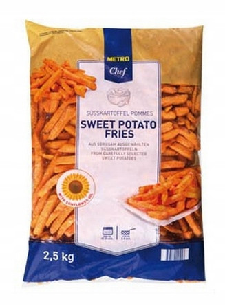 Hranolky ze sladkých brambor Batáty 2,5 kg