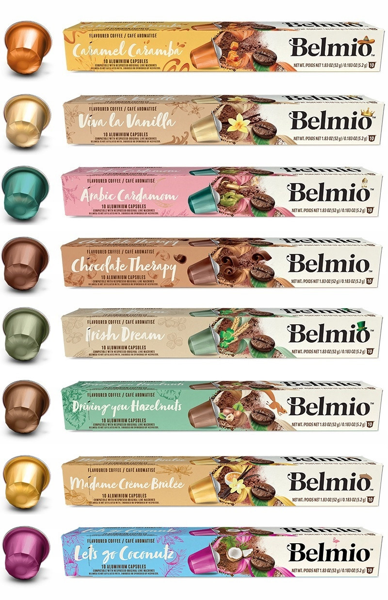 Kapsle pro Nespresso Belmio Kaway Chuťové 80 ks