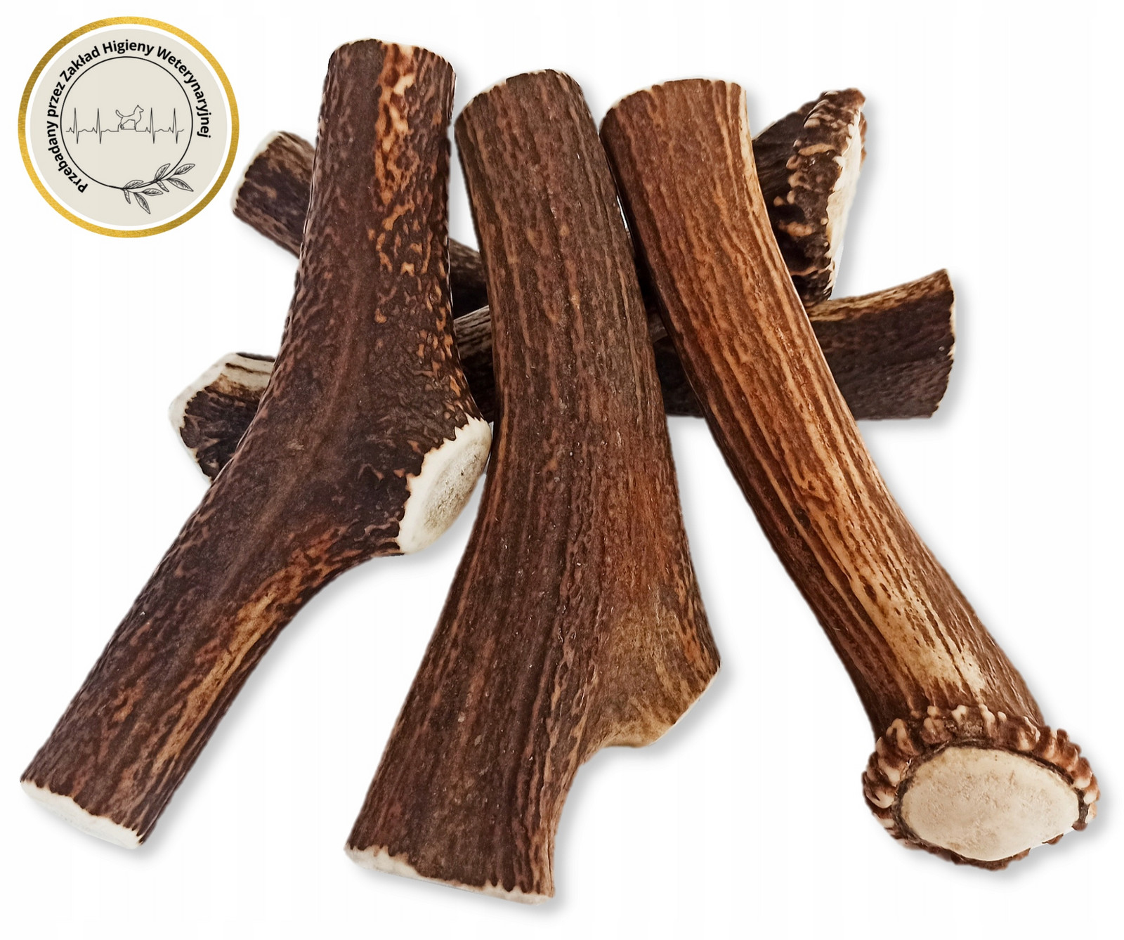 Kousátko z jeleního parohu pro psa XXL Hard přírodní