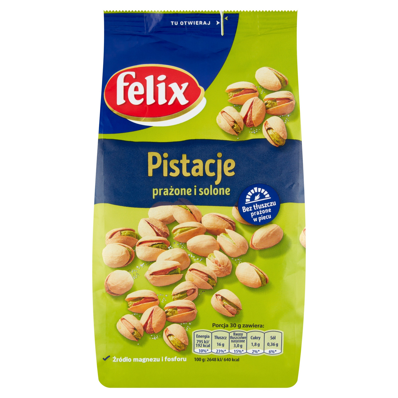 Felix Pistácie Pražené a Solené 380g