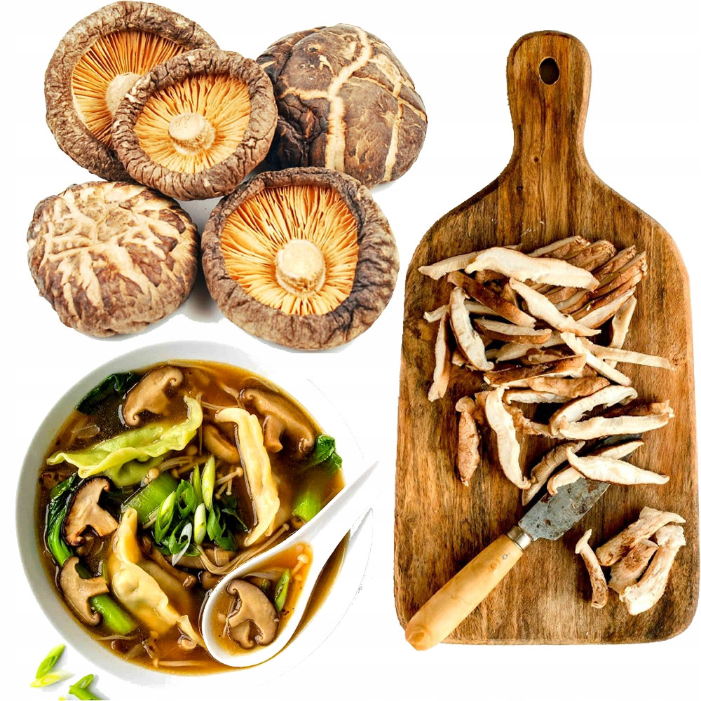 Sušené Houby Shitake Po Ku Mushroms Gastronomické 1000g 1kg Green Pagoda