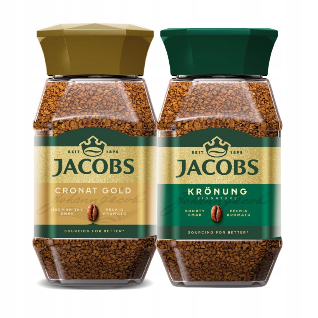 Jacobs Cronat Gold Krönung Káva 200 g x 2 kusy