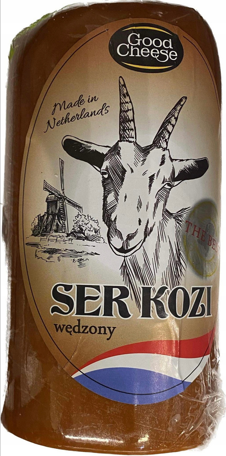 Nizozemský Kozí Sýr Uzený kousek cca 1 kg