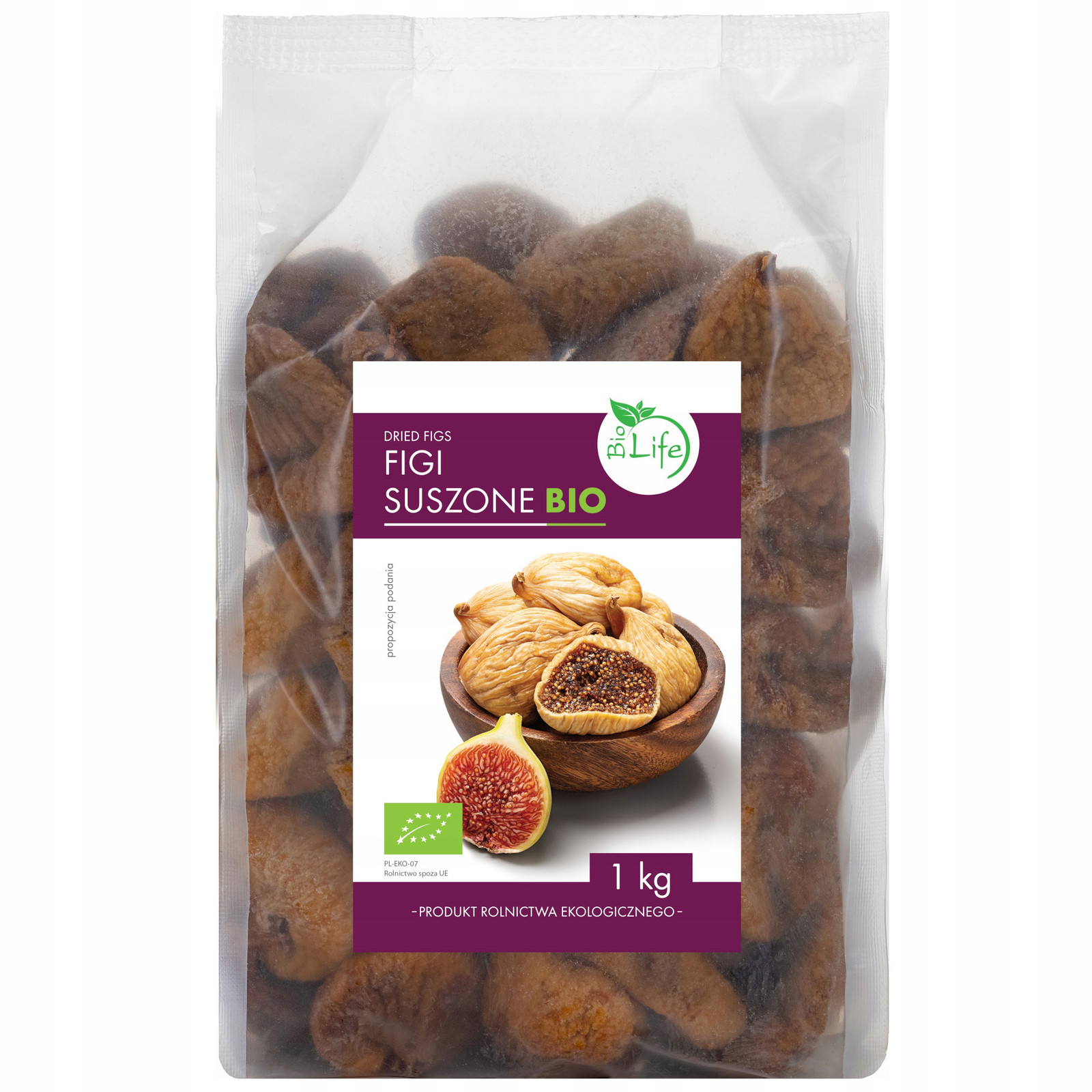 Fíky sušené Biolife Bio bio 1kg