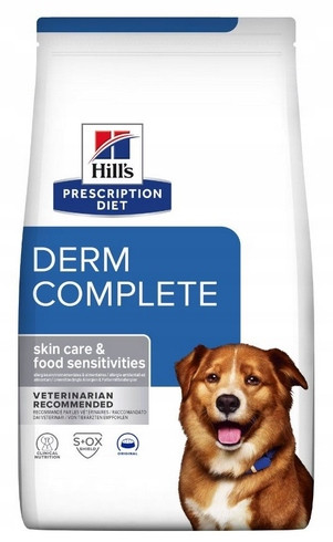 Hill's Pd derm Complete, péče o kůži a citlivost na krmivo, pro psy 1,5 kg
