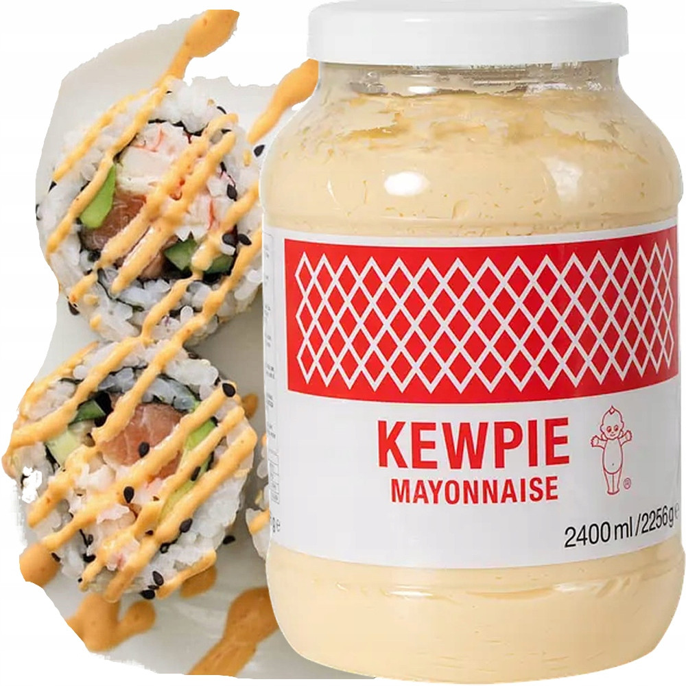 Japonská Jemná Majonéza Mayo Mayonnaise Na Sushi Velká Sklenice 2400ml Kewpie