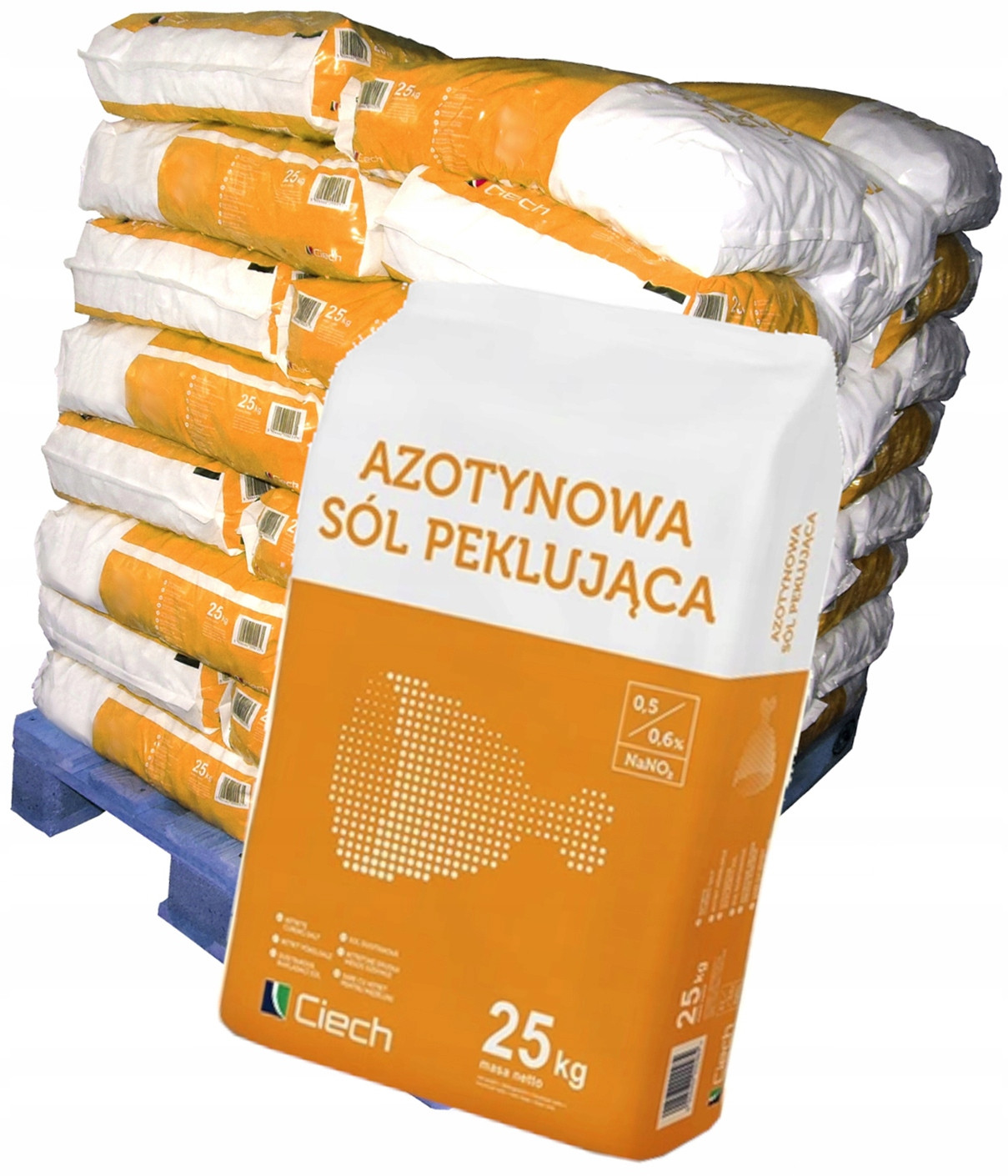 Sůl Na Peklování Peklová Peklosol Na Uzeniny Klobás Ciech 1000KG