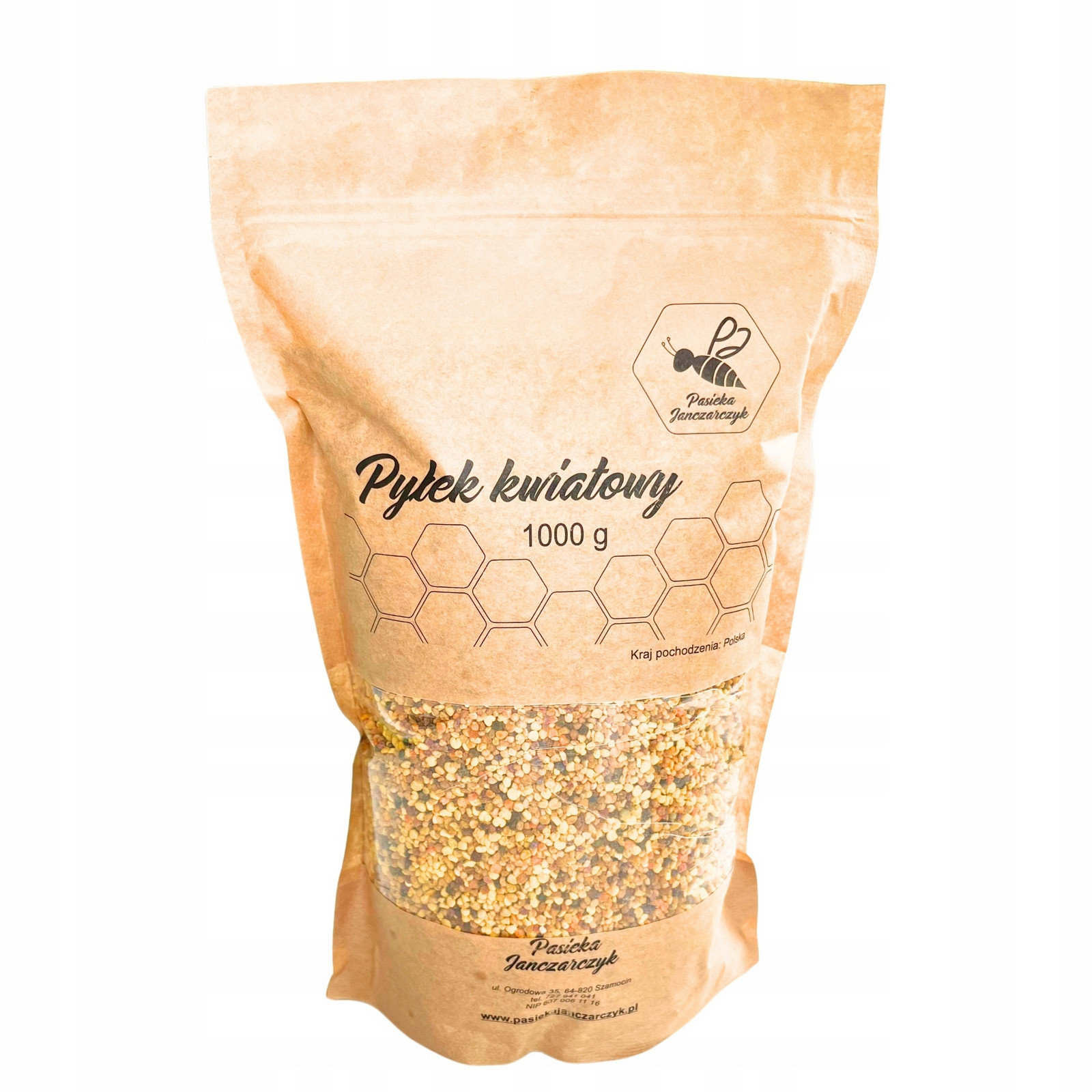 Včelí pyl květinová imunita syrová suchá 1kg z Pasieki Janczarczyk