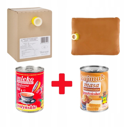 Sada Zahuštěné mléko slazené gostinské 5kg Kajmak tekutý karamel