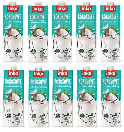 Inka Kokosový Rostlinný Nápoj S Vápníkem A Vitamíny Bez Cukru Vegan 10 x 1 L