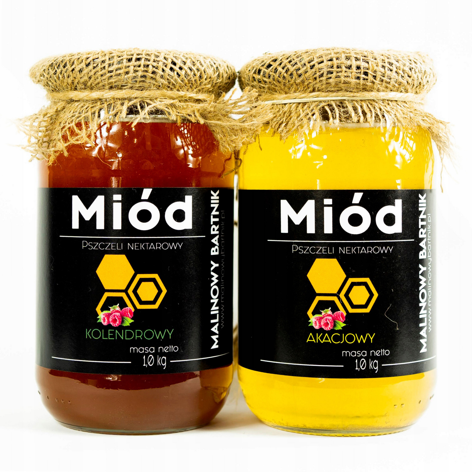 Sada Koriandrových a Akáciových medů 2 kg Letošní 2024r.