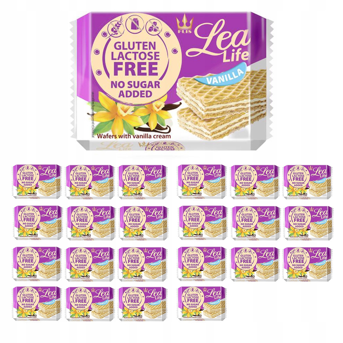 Flis Lea Life Vanilkové 95g x 22 Kusů