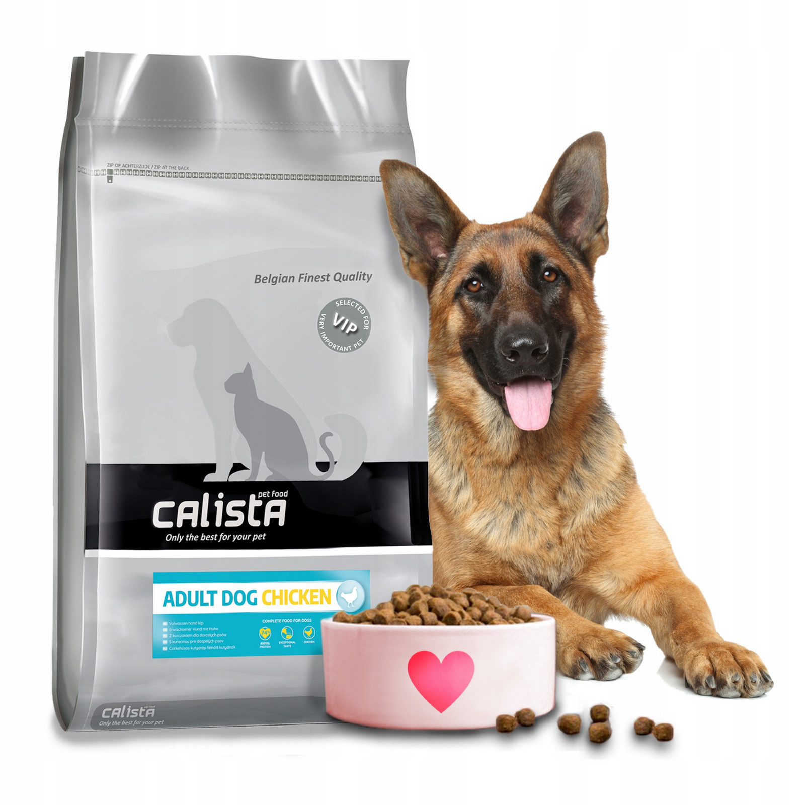 Calista Krmivo Kuře S Vitamíny 12 Kg Ovčák Lambrador Husky Beagle