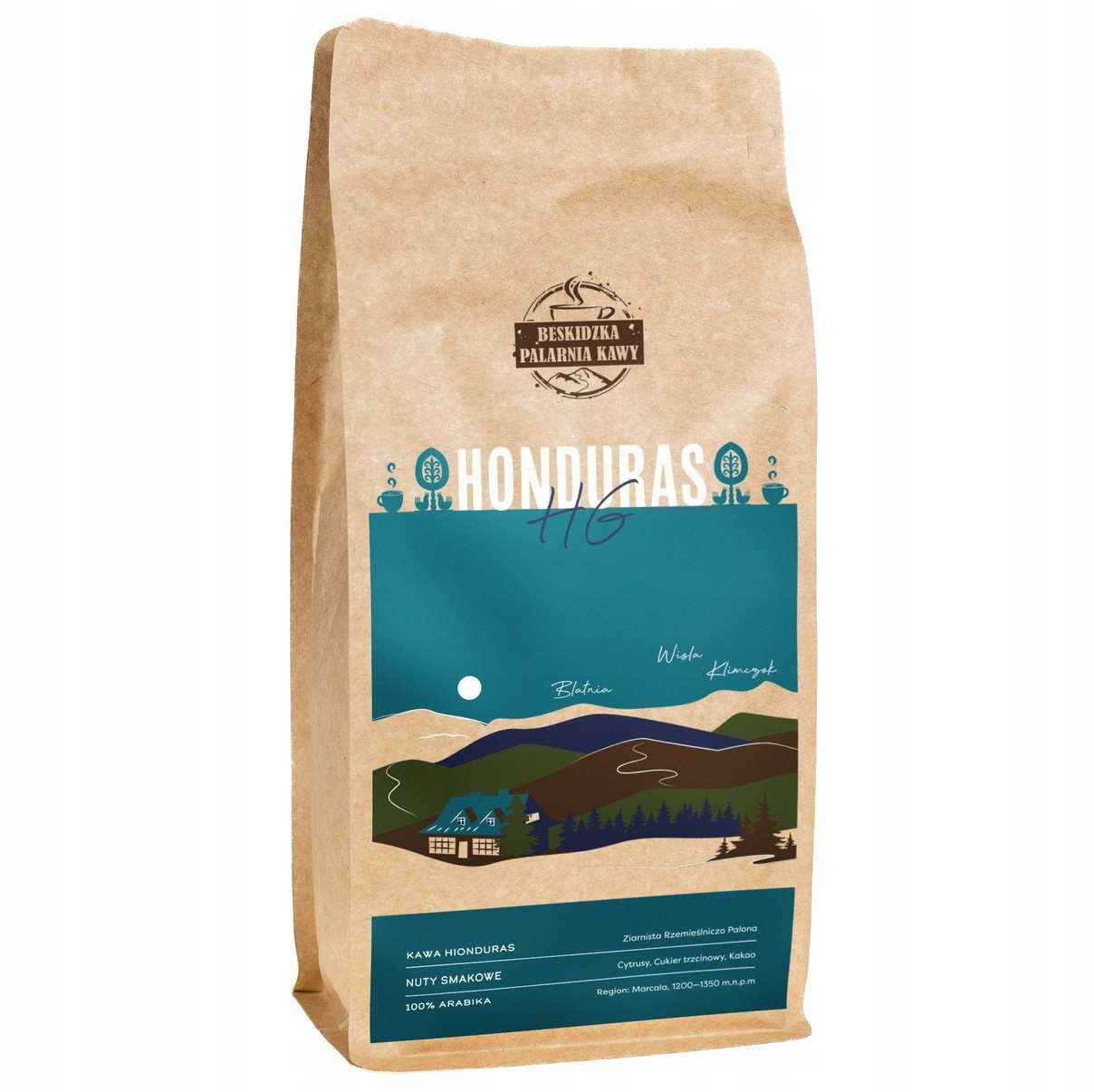 Čerstvě Pražená Káva Zrnková Honduras 1KG 100% Arabica Speciality