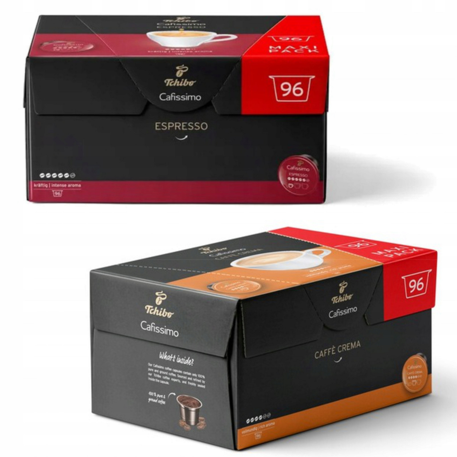 Tchibo Cafissimo Espresso Intense 96 kapslí/ Crema Rich Aroma 96 kapslí