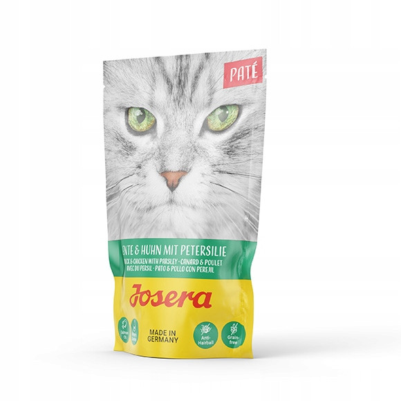 Josera Pate mokré krmivo pro kočky kachna 16x85 g