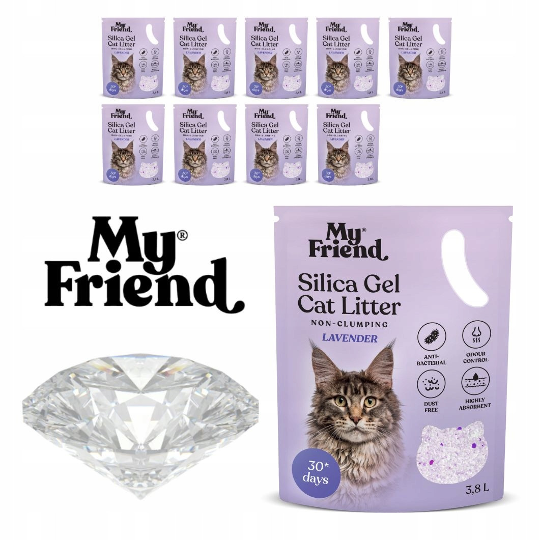 My Friend stelivo Silica Lavender Balení 3,8l x10 Absorb Booster Silikon