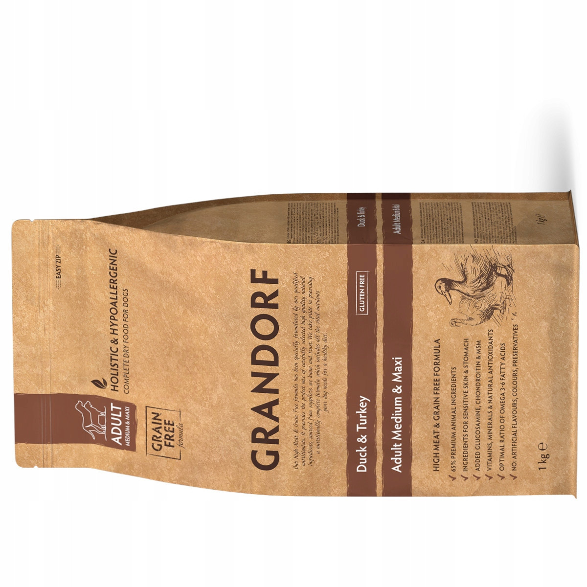 Grandorf Kachna a krůta dospělá střední a maxi plemena 1kg