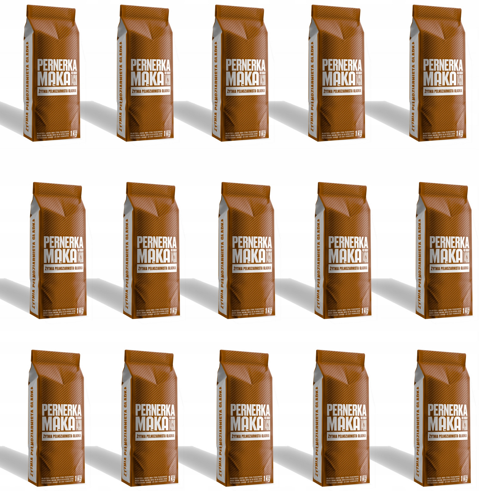 Pernerka Žitná Mouka Celozrnná 15 x 1KG