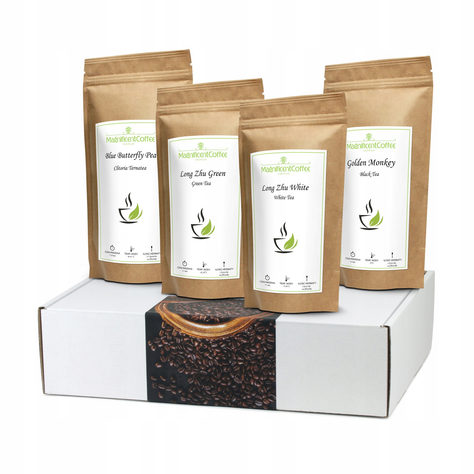 Sada listových čajů ideální jako dárek 350g