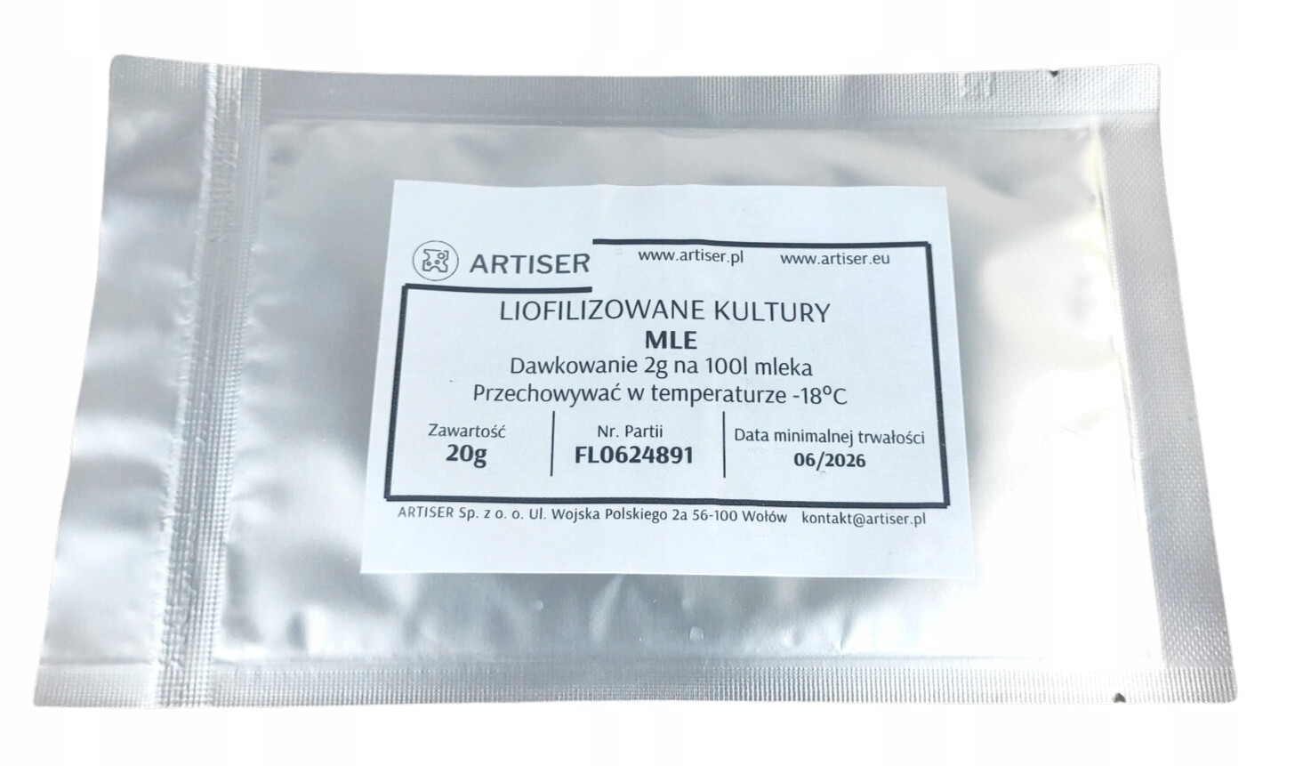 Kultury bakterií Mle na 1000l. Univerzální kultury. Domácí sýr