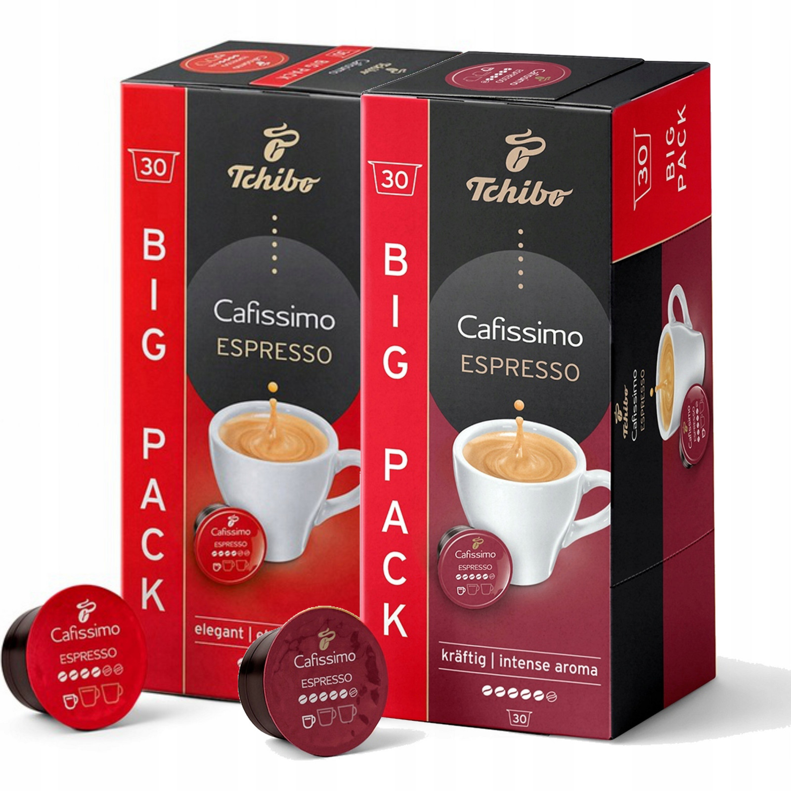 Tchibo Cafissimo Espresso Intense Aroma Káva 30Kaps/Espresso Elegant 30Kaps