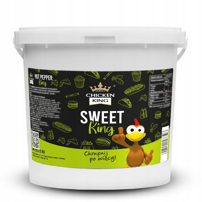 Omáčka Sweet King orientální Lehce Pikantní Sladkokyselá Chicken King 5 kg