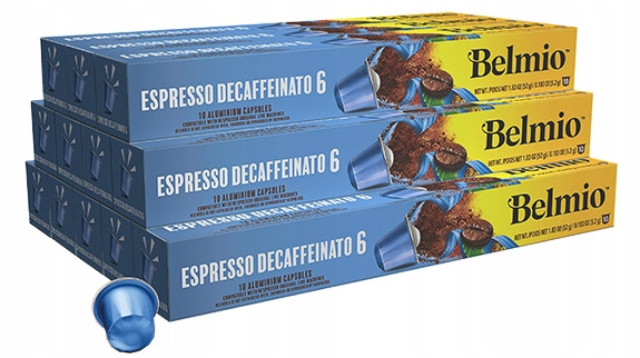 Kapsle pro Nespresso Belmio Espresso Decaffeinato 100 ks