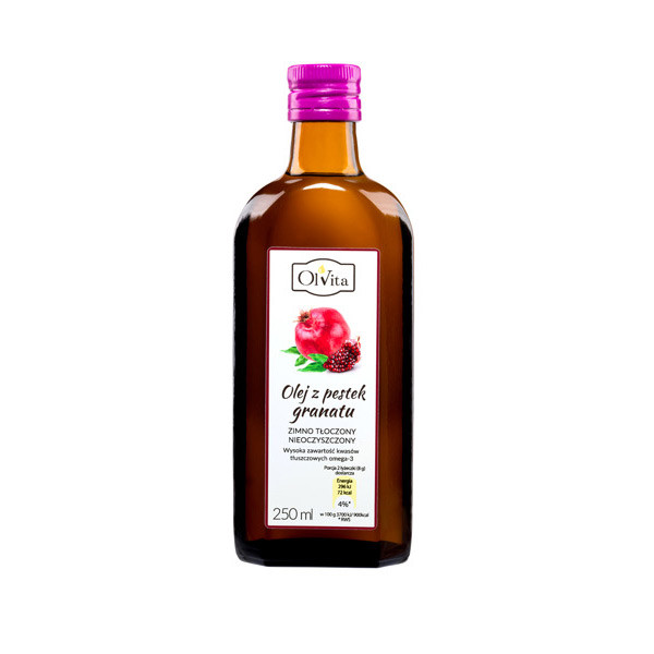 Olej z jadérek granátového jablka lisovaný za studena 250ml