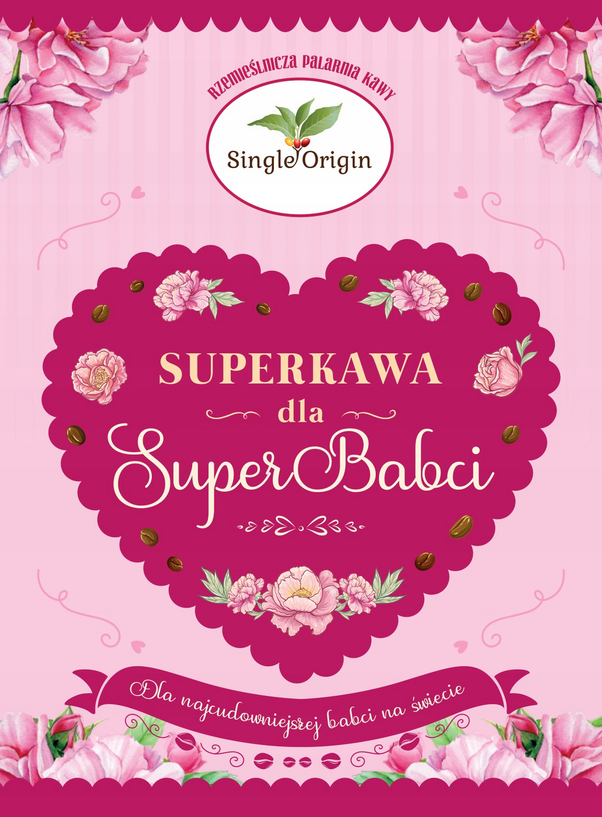 dárek Pro Babičku Káva Čerstvě pražená 100% Arabica 1000g