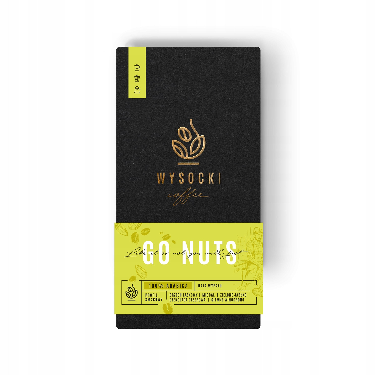 Zrnková káva Wysocki Coffee Go Nuts 1000 G