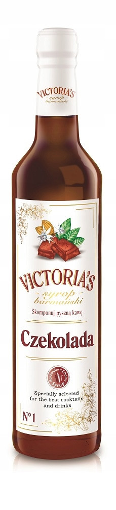 4x Victoria's Barmanský sirup Čokoláda 490 ml