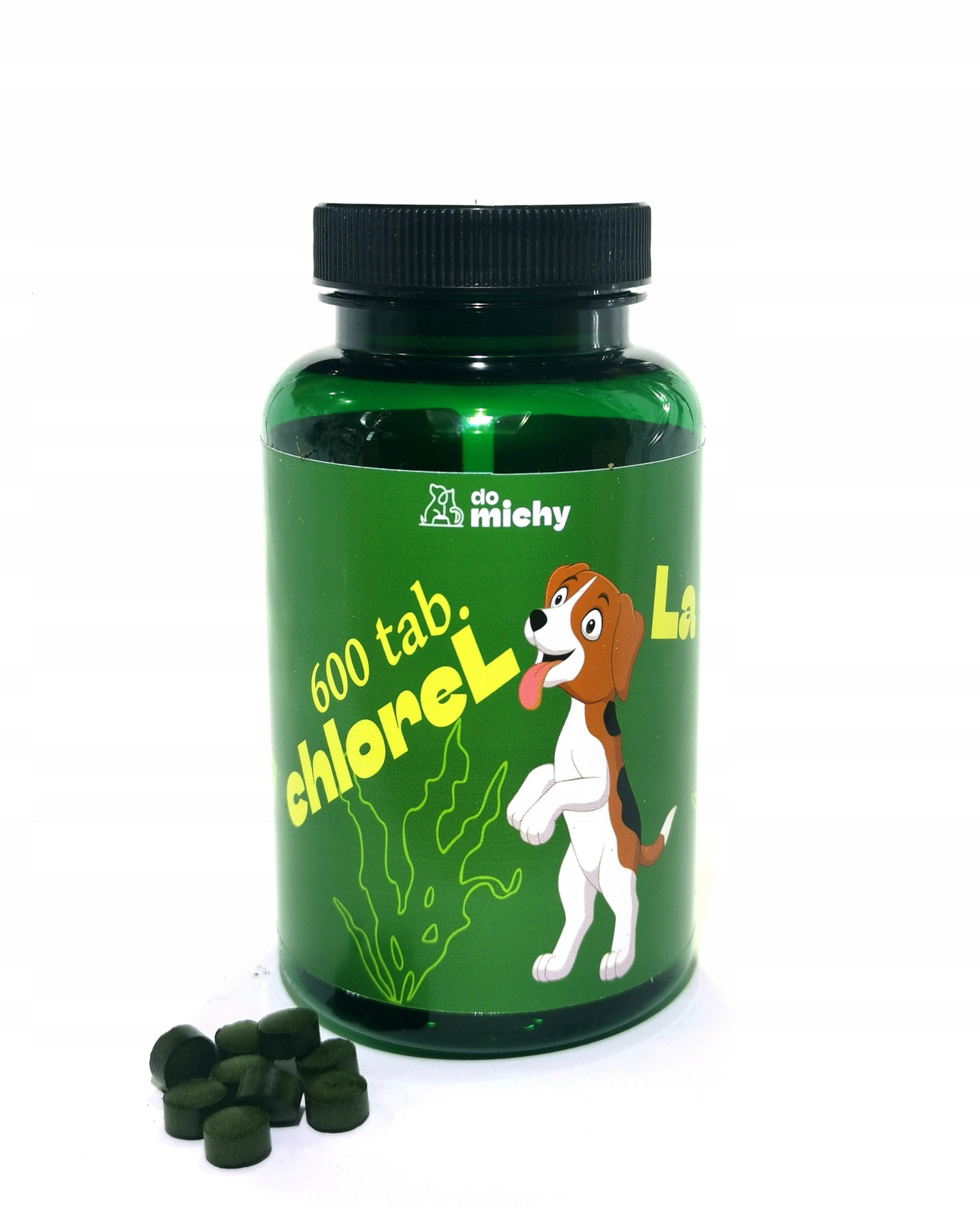 Do michy Chlorella (zdravá řasa) pro psa a kočku 600 tablet