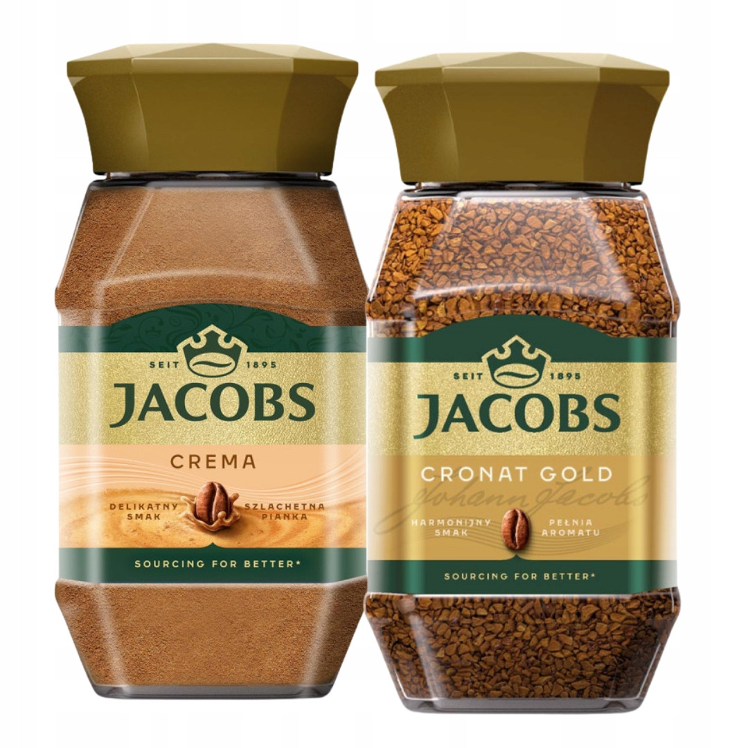 Káva rozpustná Jacobs Crema Cronat Gold 2x200g