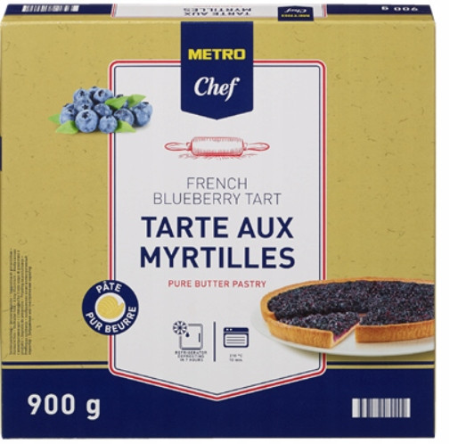 Metro Chef Borůvkový koláč 900 g