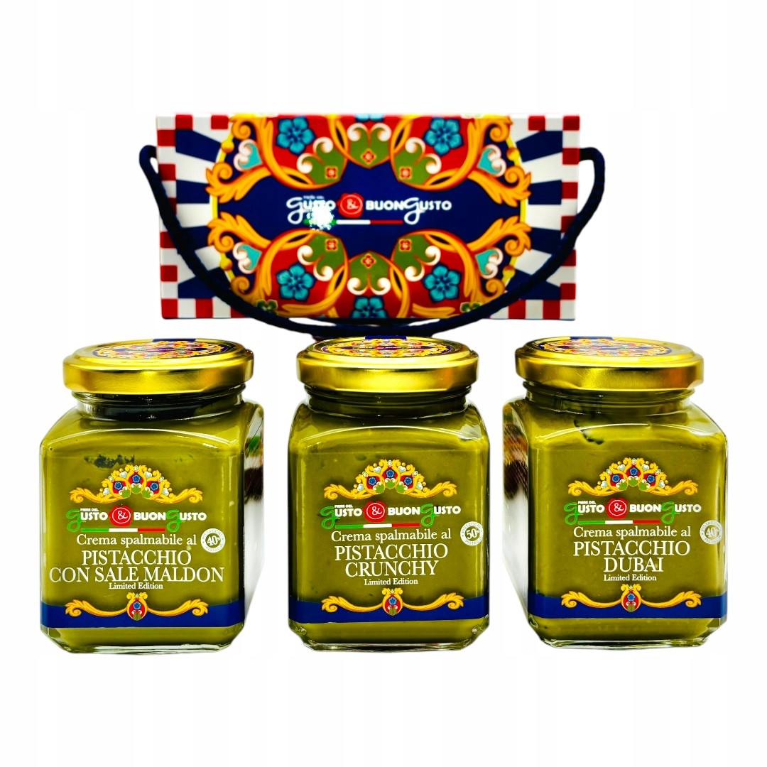 Sada – 3x Pistáciový krém Limitovaná edice – přímo z Itálie!