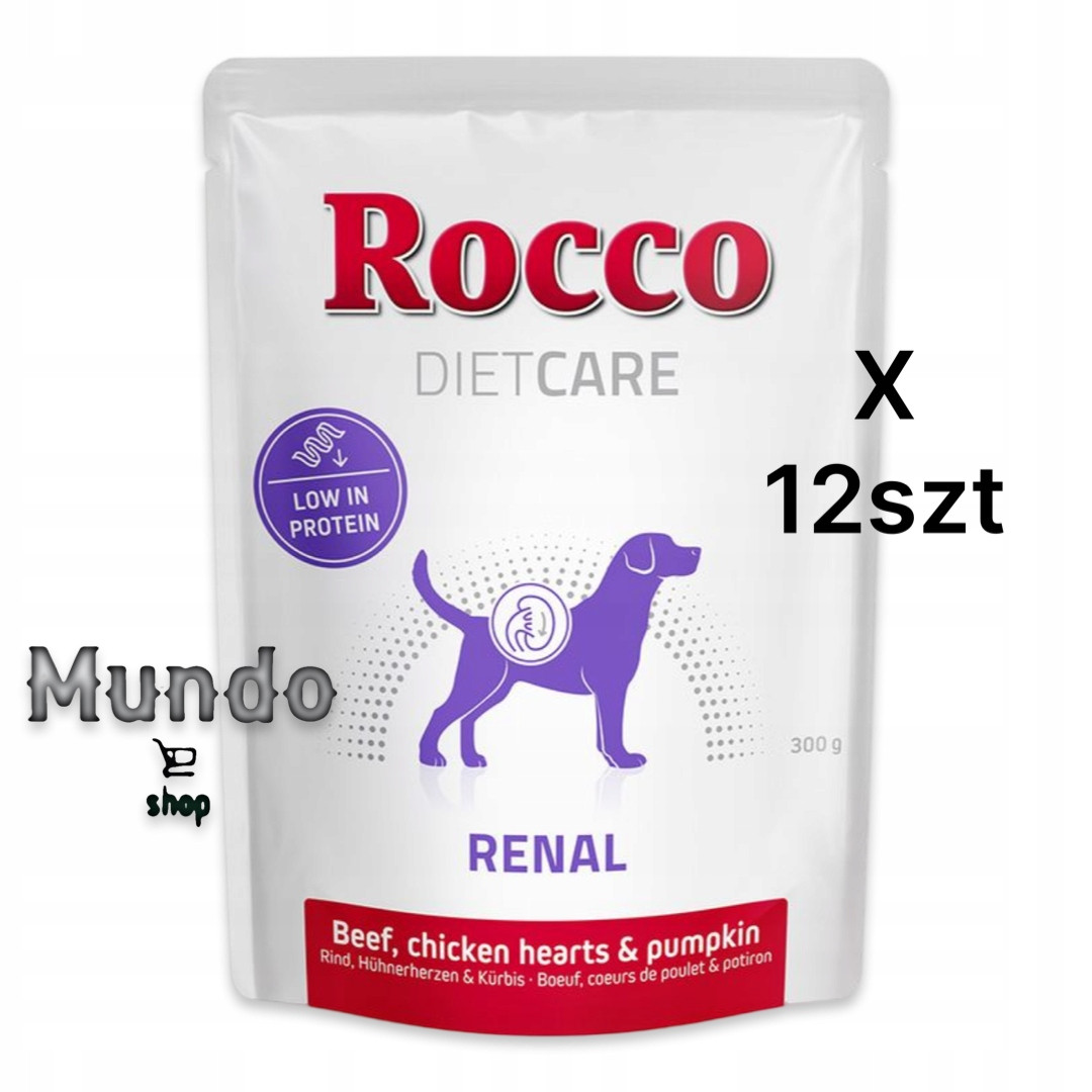 Rocco Diet Care Renal hovězí a kuřecí s dýní 300g  - kapsička 12 x 300 g