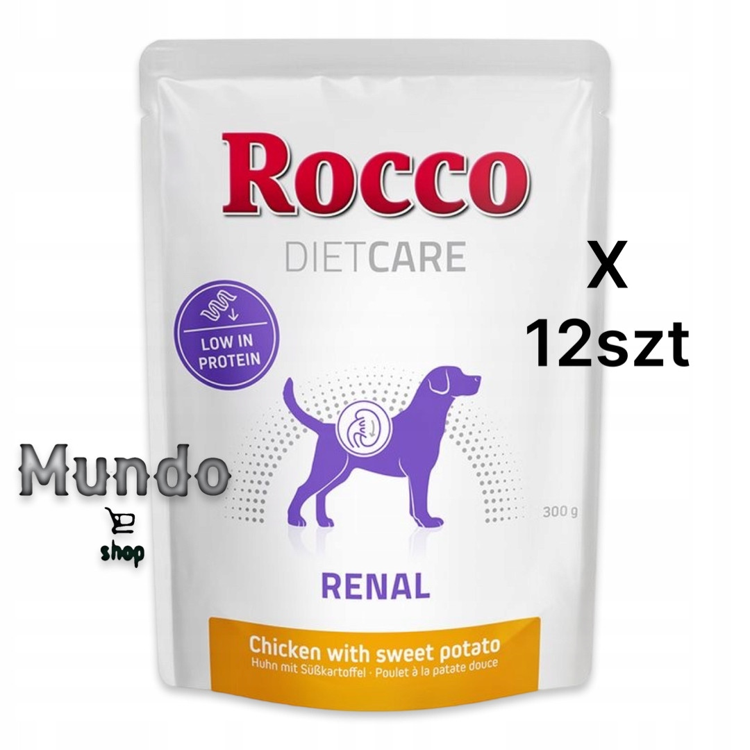 Rocco Diet Care Renal kuřecí s batáty 300g  - kapsička 12 x 300 g