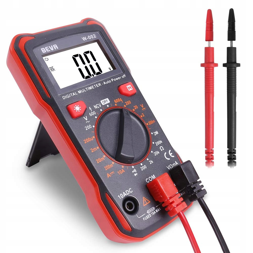 Beva Digitální multimetr Ac/dc – tester napětí, proudu, kontinuity