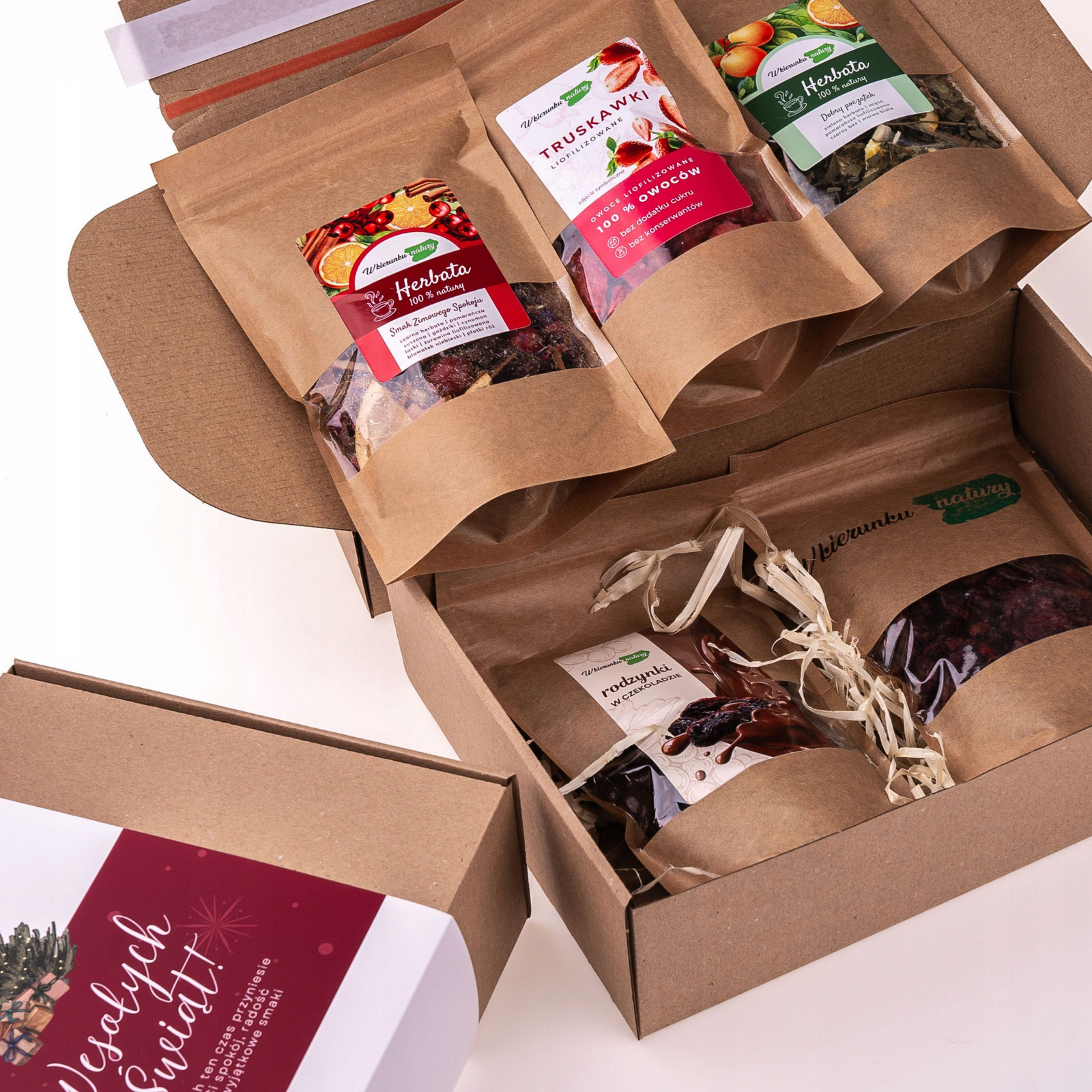 Dárek K Vánocům sada lahodných oříšků a sušených ovocí Krásné rozinky v čokoládě