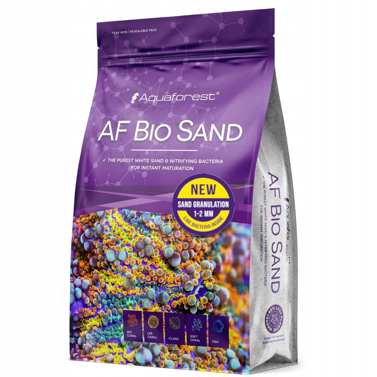 Aquaforest Af Bio Sand 7,5 kg – živý písek substrát 1-2 mm